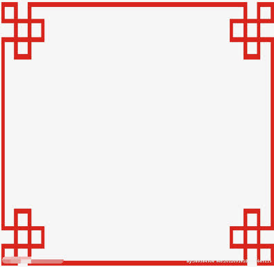 中国结相框免抠