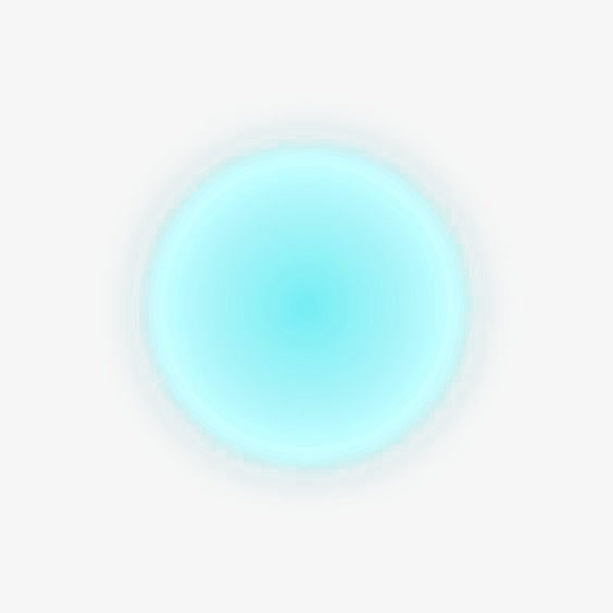 淡蓝色光晕免抠
