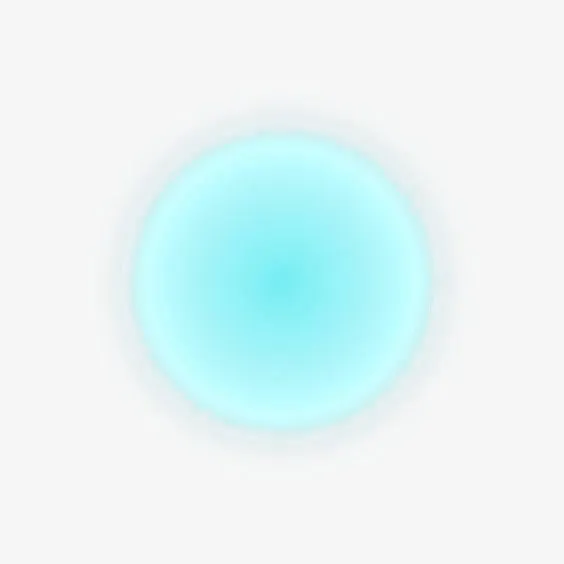 淡蓝色光晕免抠