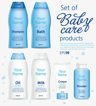 润肤露矢量免抠