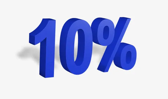 立体百分之十数字免抠