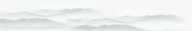 创意合成水墨山水画免抠