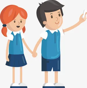 初中学生免抠