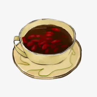 黑糖枸杞红枣黑糖免抠