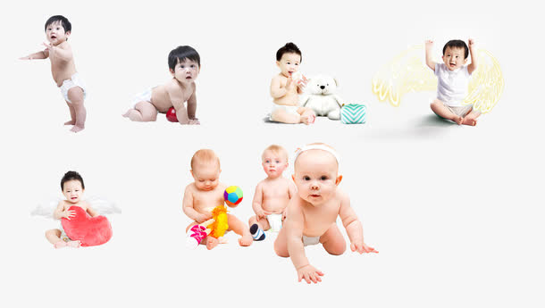 小孩元素免抠
