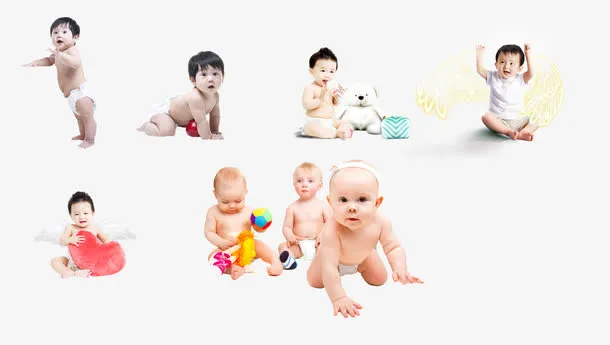 小孩元素免抠