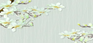 时尚玉兰花背景图高清