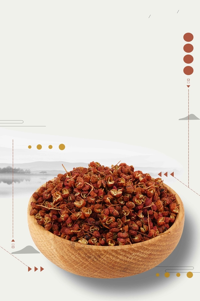 简约中国风天然花椒高清