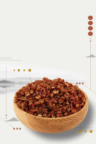 简约中国风天然花椒高清