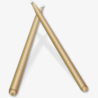 爵士乐器架子鼓棒免抠