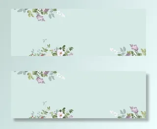 清爽花开似锦海报背景免抠