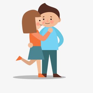 可爱恋爱中的情侣免抠