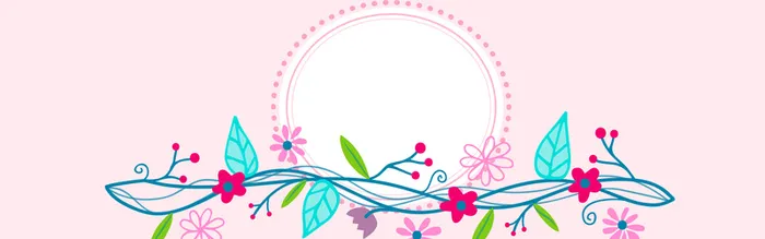 粉色花藤背景高清