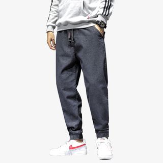 秋季爆款九分牛仔裤免抠