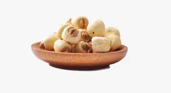 木盘中的莲子免抠