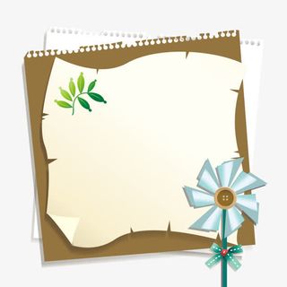 创意合成效果信封纸张边框免抠