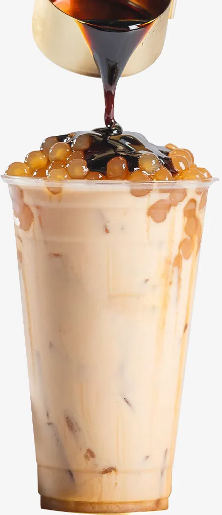 烤糖奶茶冬季热饮免抠