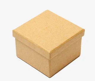 牛皮纸盒特写免抠