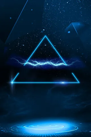 蓝色商务科技感数码产品科技背景高清