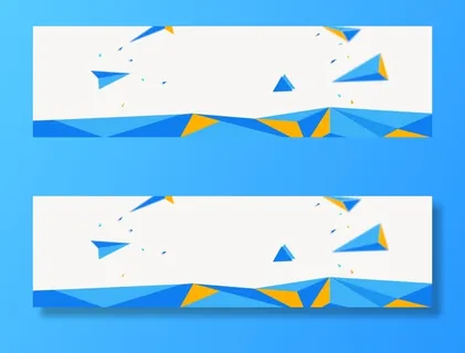 蓝色科技banner免抠