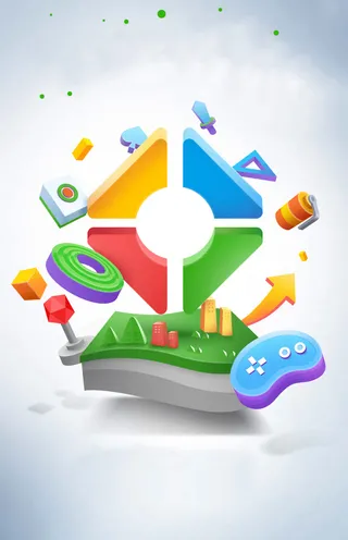 彩色扁平H5背景高清