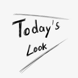 Today is look 英文字体设计免抠