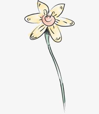 手绘水彩花卉免抠