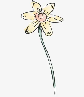 手绘水彩花卉免抠