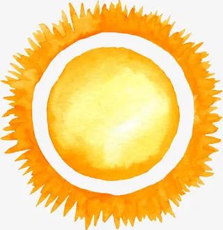 夏季阳光装饰图案免抠