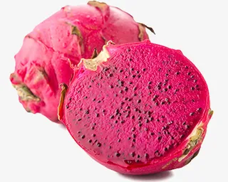 切开的火龙果免抠