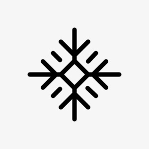 snowflakes icon免抠