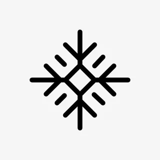 snowflakes icon免抠