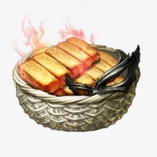 竹篮面具食物卡通免抠