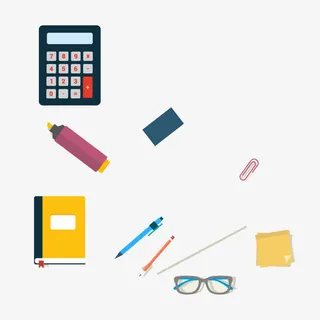 卡通会计元素免抠