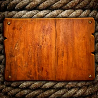 麻绳边框木制背景素材高清