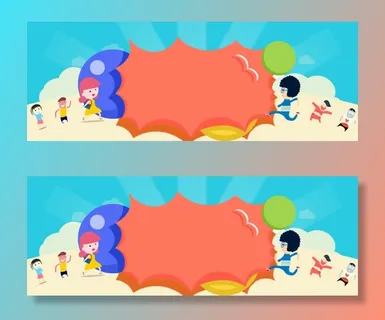 儿童节海报背景免抠