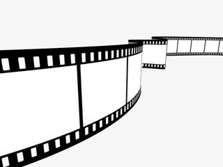 黑色电影胶卷免抠