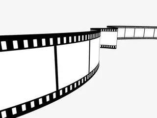 黑色电影胶卷免抠