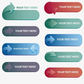 矢量按钮箭头免抠