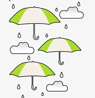 保护伞矢量图免抠
