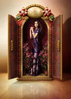 美女性感小礼服大屏免抠