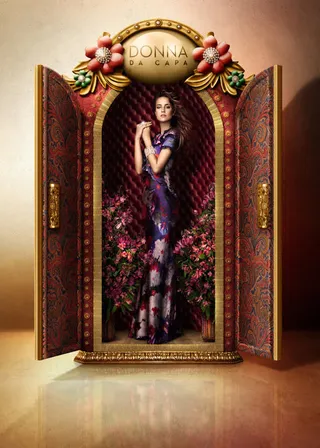 美女性感小礼服大屏免抠