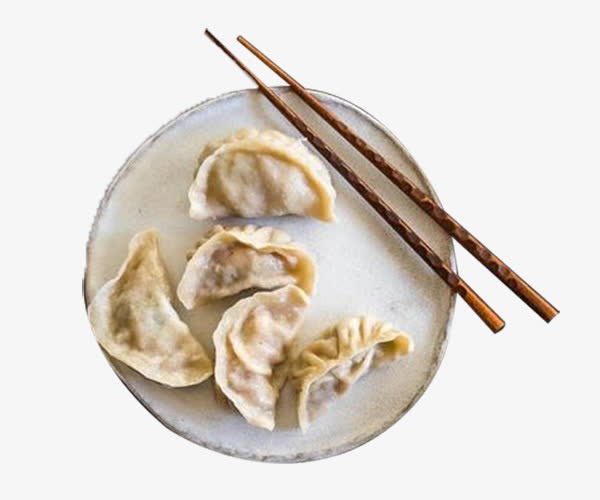 冬至香菇鸡肉饺子免抠