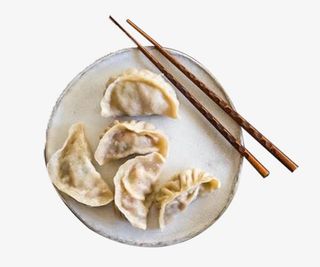 冬至香菇鸡肉饺子免抠