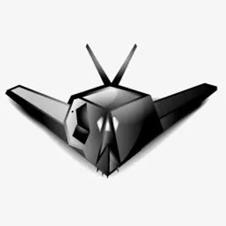 黑色幽灵飞机免抠