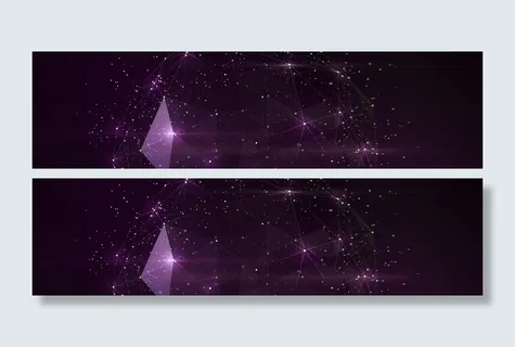 紫色梦幻科技感背景高清