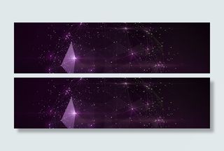 紫色梦幻科技感背景高清