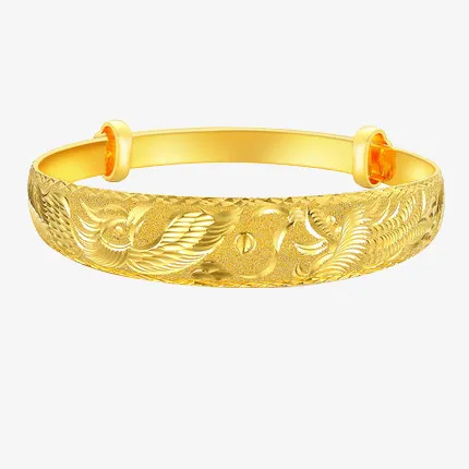 黄金首饰手镯免抠