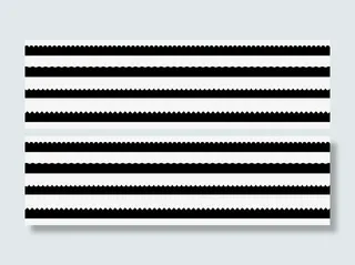 齿轮锯齿边框素材免抠