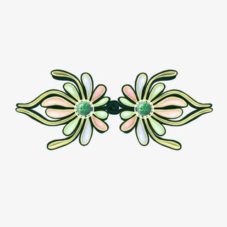 中国风复古精致撞色手工盘扣免抠